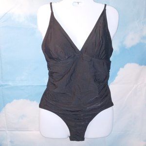 Ziola Black Classic 1-piece Maternity Swimsuit NEW